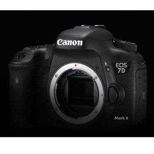 Canon EOS 7D Mark II DSLR Camera International Model 9128B002 W/Bag, Extra Battery, LED Light, Mic, Filters and More - Used Canon