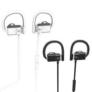 Floyd Rose Audio Pro Series Wireless Sport Earbuds with In-Line Microphone, White Floyd Rose
