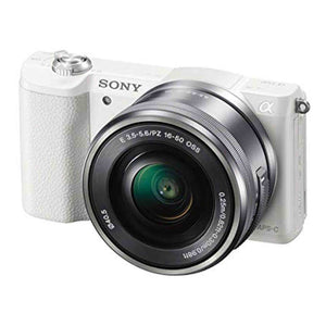 Sony a5100 16-50mm Mirrorless Digital Camera with 3-Inch Flip Up LCD White - Reconditioned Sony