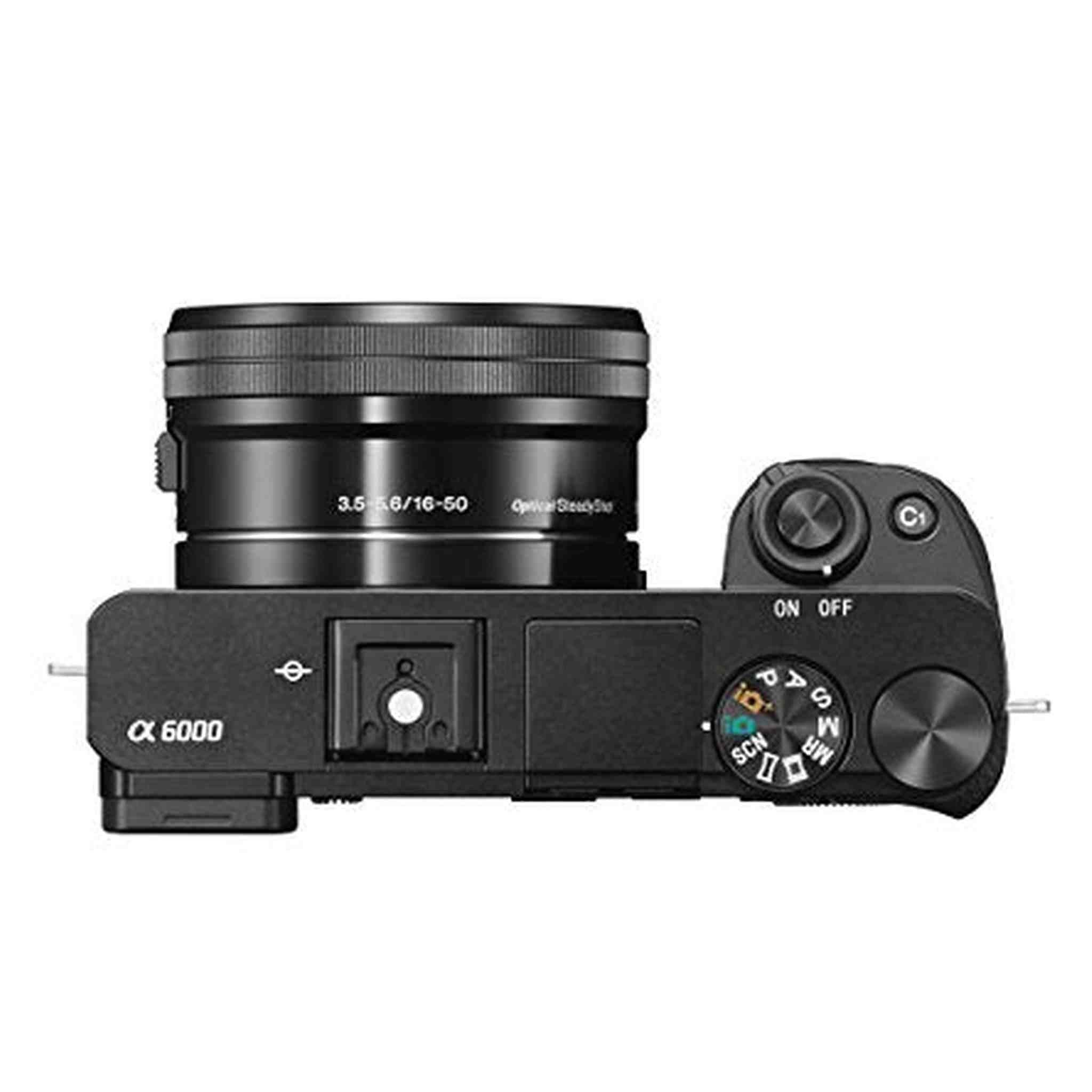 Sony Alpha a6000 Mirrorless Digital Camera 24.3MP SLR Camera with 3.0-Inch LCD Black w/16-50mm Power Zoom Lens Sony