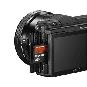Sony a5100 16-50mm Mirrorless Digital Camera with 3-Inch Flip Up LCD Black - Reconditioned Sony