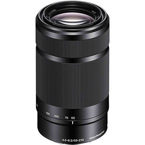 Sony Alpha a5100 Mirrorless Digital Camera with 16-50mm Lens (White) + Sony E 55-210mm f/4.5-6.3 OSS E-Mount Lens 64GB Bundle