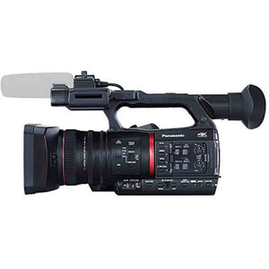 Panasonic AG-CX350 4K Camcorder AG-CX350 W/Padded Case, 128 GB Memory Card, Lens Attachments, Wire Straps, LED Light, - Reconditioned Panasonic