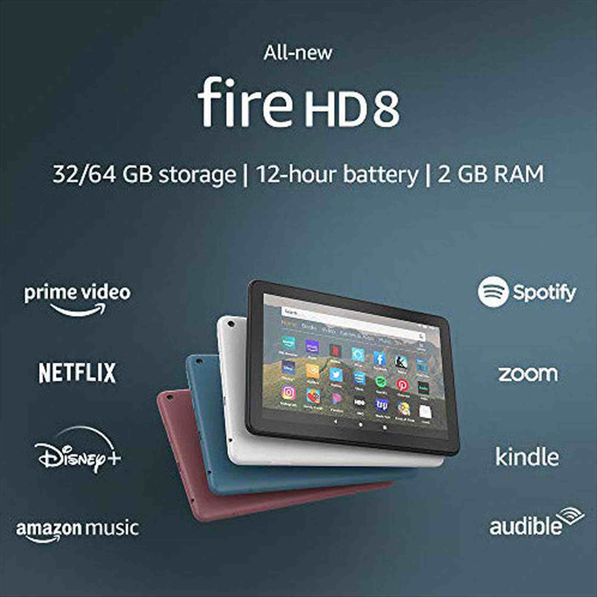Fire HD 8 tablet, 8" HD display, 32 GB Amazon