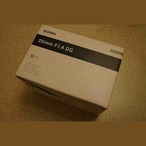 Sigma 20mm f/1.4 DG HSM Art Lens for Nikon F - International Version No Warranty Sigma