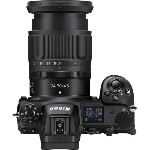 Nikon Z 7 Mirrorless FX-Format Digital Camera with 24-70mm Lens - Bundle 2X 64GB Memory Card + EN-EL15 Li-on Battery + E