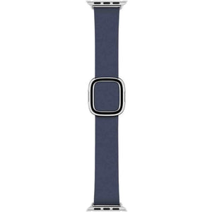 Apple Watch Band - Modern Band Buckle 38mm - Blue - Large Apple