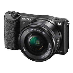 Sony a5100 16-50mm Mirrorless Digital Camera with 3-Inch Flip Up LCD Black - Reconditioned Sony