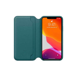 Apple Leather Folio for iPhone 11 Pro Max - Peacock - Refurbished Apple