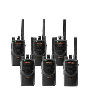 BPR40 Mag One by Motorola 6 Pack UHF 4 Watt 8 Channel Two Way Radios Bundle Motorola