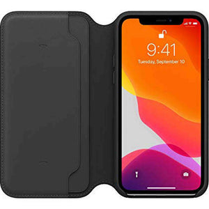 Apple Leather Folio for iPhone 11 Pro - Black - Used Apple