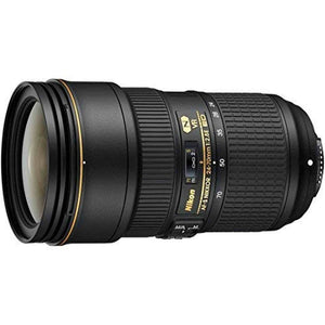 Nikon AF-S FX NIKKOR 24-70mm f/2.8E ED Vibration Reduction Zoom Lens with Auto Focus for Nikon DSLR Cameras Renewed - Reconditioned Nikon