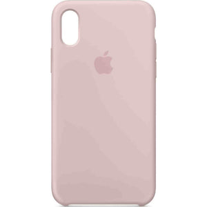 Apple Silicone Case for iPhone X - Pink Sand - Used Apple
