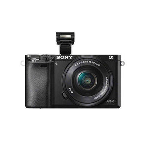 Sony Alpha a6000 Mirrorless Digitial Camera 24.3MP SLR Camera with 3.0-Inch LCD Black w/ 16-50mm Power Zoom Lens - Reconditioned Sony