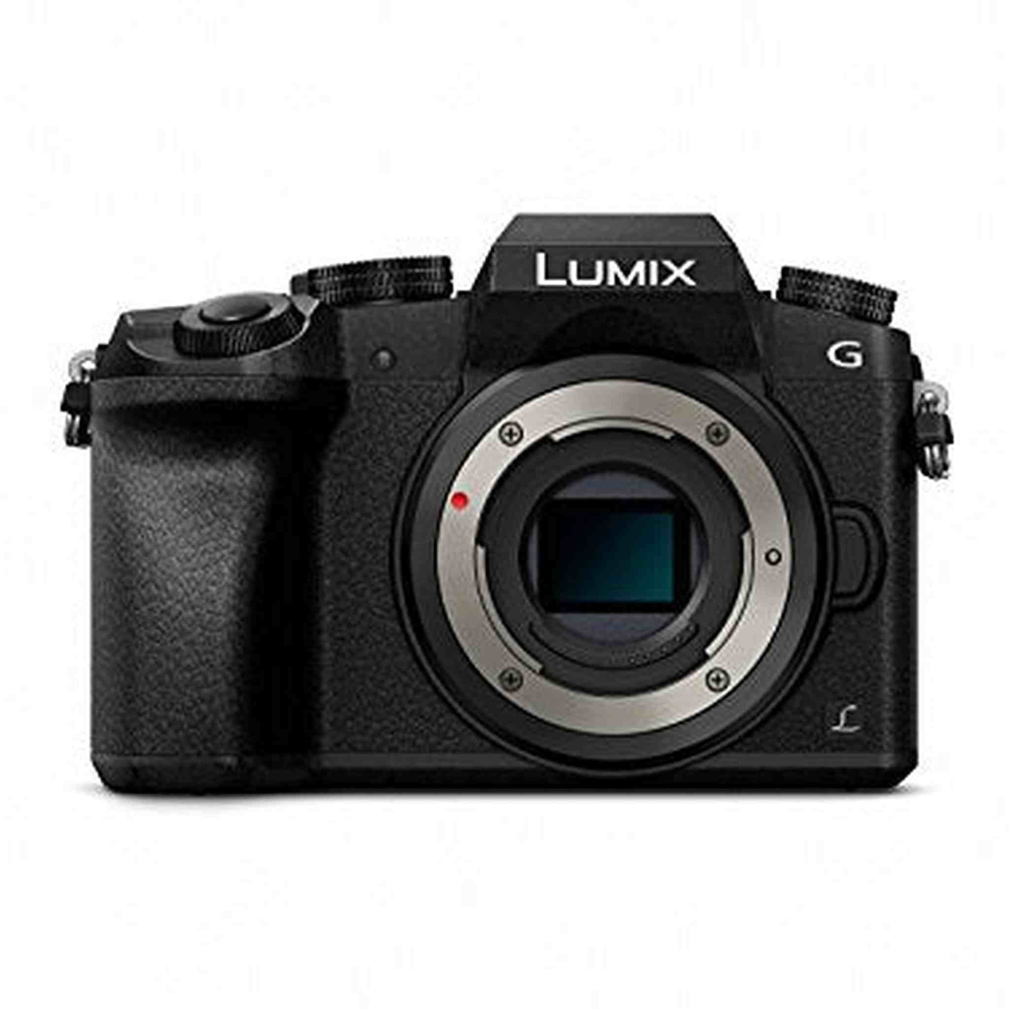 Panasonic Lumix DMC-G7 Mirrorless Micro Four Thirds Digital Camera Black Body Only Kit Box Panasonic
