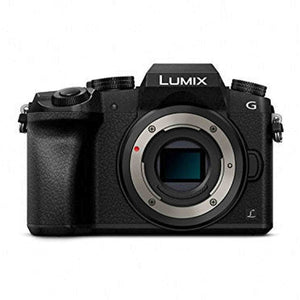 Panasonic Lumix DMC-G7 Mirrorless Micro Four Thirds Digital Camera Black Body Only Kit Box Panasonic