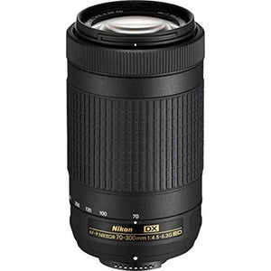 Nikon 70-300mm f/4.5-6.3G DX AF-P ED Zoom-Nikkor Lens - Renewed - Reconditioned Nikon