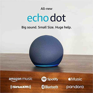 5-Pack Amazon Echo Dot 5th Gen, 2022 Release Deep Sea Blue with accessories 6Ave