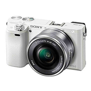 Sony Alpha a6000 Mirrorless Digital Camera - White with 16-50mm Lens SONY