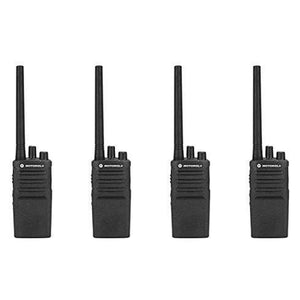 4 Pack of Motorola RMV2080 Business Two-Way Radio 2 Watts/8 Channels Military Spec Motorola Solutions