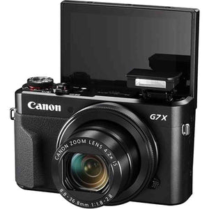 Canon PowerShot G7 X Mark II Digital Camera 1066C001 + 64GB Card + More - Reconditioned