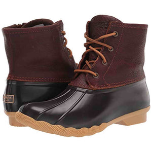 Sperry Womens Saltwater Boots, Tan/Dark Brown, 6.5 - Used Sperry