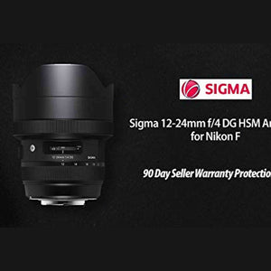 Sigma 12-24mm f/4 DG HSM Art Lens for Nikon F Certified Refurbished - Reconditioned Sigma
