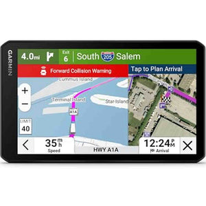 Garmin dēzlCam™ OTR725 High-Res 7” GPS Truck Navigator with Built-in 1080P HD Dash Cam, Automatic Incident Recording, Custom Truck Routing, Satellite Imagery, Community-Shared Loading Docks