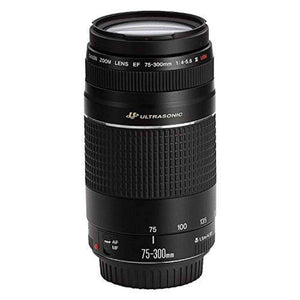 Canon EF 75-300mm f/4-5.6 III USM Telephoto Zoom Lens for Canon SLR Cameras - White Box Bulk Packaging Canon