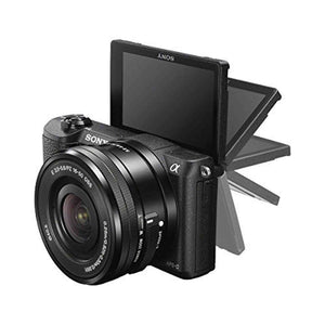 Sony a5100 16-50mm Mirrorless Digital Camera with 3-Inch Flip Up LCD Black - Reconditioned Sony
