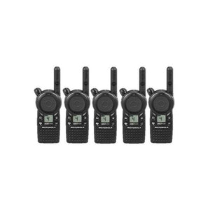 5 Pack of Motorola CLS1410 Two Way Radio Walkie Talkies UHF Motorola
