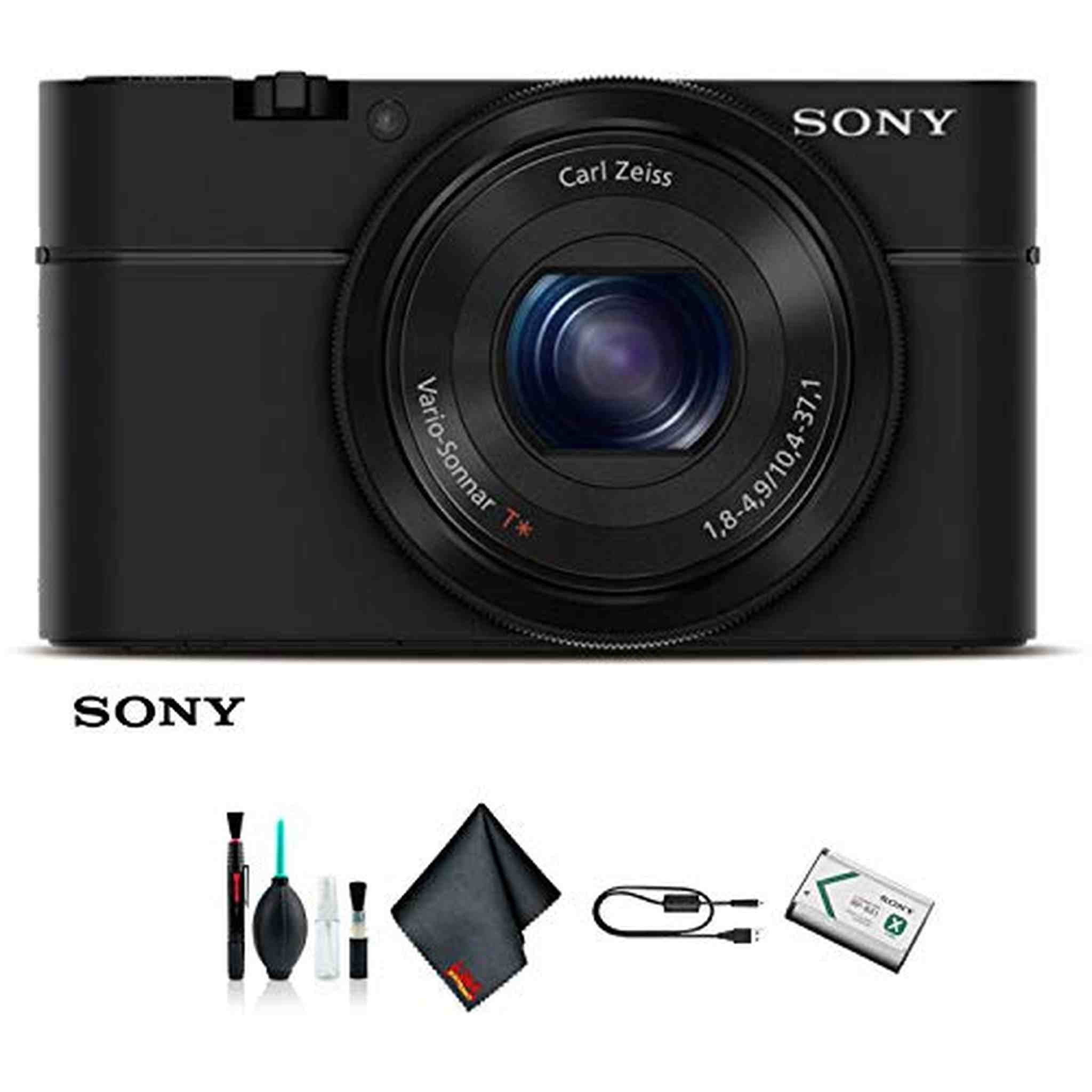 Sony Cyber-shot DSC-RX100 Camera DSCRX100/B Starter Kit