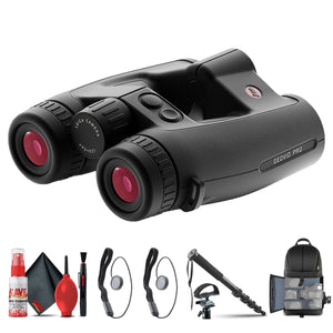 Leica 8x32 Geovid Pro Rangefinder Binoculars 40809 + Tripod Adapter + BackPack + More Leica
