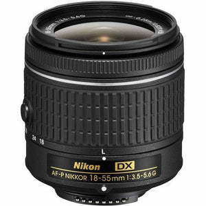 Nikon AF-P DX NIKKOR 18-55mm f/3.5-5.6G Lens for Nikon DSLR Cameras Renewed - Reconditioned eBasket