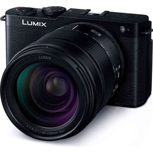 Pansonic LUMIX S9 Full Frame Camera with 28-200mm L Mount Lens, Compact Mirrorless Camera for Content Creators with Real Time LUT, Open Gate and Easy Sharing of Photos & Video Black Panasonic