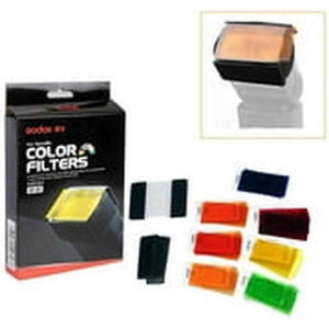 Godox CF-07 7 Color Universal Speedlite Filters Kit For Flash Photography Godox