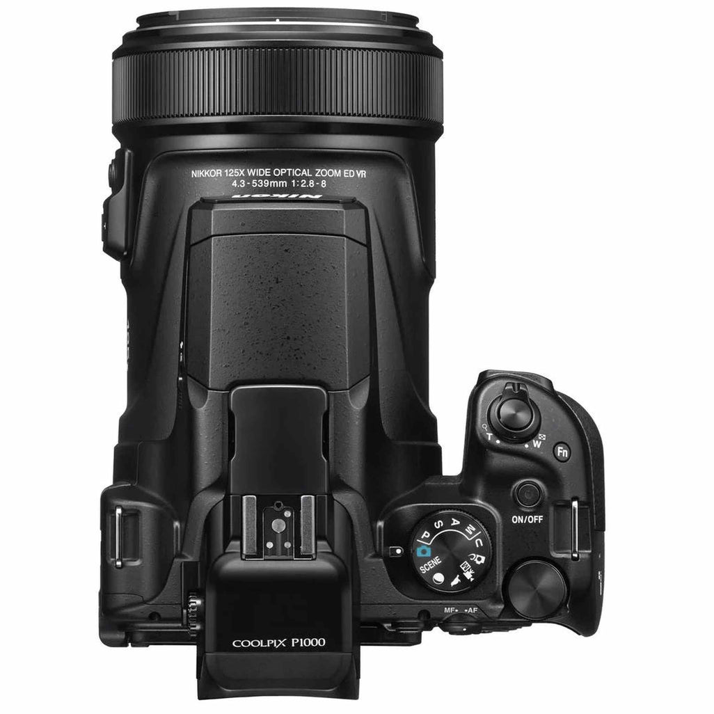Nikon COOLPIX P1000 125x Zoom Digital Camera (26522) + 64GB SD Card + Bag (Intl)