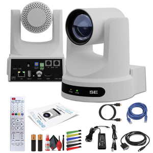 PTZOptics Move SE PTZ Camera with 12x Optical Zoom White PT12X-SE-WH-G3