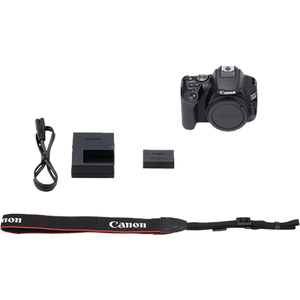 Canon EOS Rebel 250D DSLR Camera with 18-55mm Lens Black + EOS Bag + Sandisk Ultra 64GB Card + Cleaning Set and More Canon