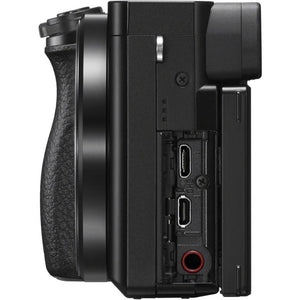 Sony a6100 Mirrorless Camera with 16-50mm f/3.5-5.6 II Lens + Sigma 18-50mm Lens - Bundle