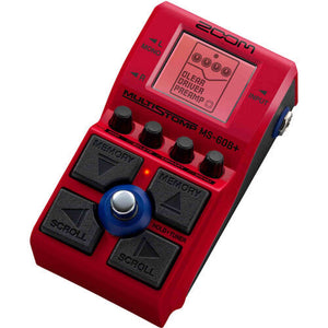 Zoom MS-60B+ MultiStomp Multi-FX Bass Pedal + Balanced Interconnect, Bundle