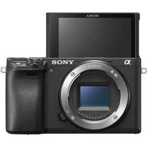 Sony a6400 Mirrorless Camera with 16-50mm f/3.5-5.6 II Lens Black - Bundle - Reconditioned