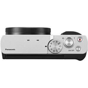 Panasonic ZS99 Point and Shoot Compact Travel Digital Camera Silver - Bundle Panasonic