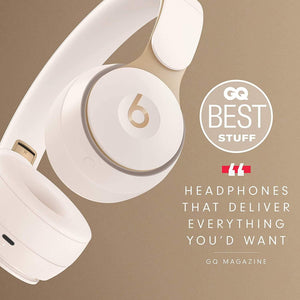 Beats Solo Pro Wireless Noise Cancelling On-Ear Headphones Ivory Bundle Beats