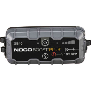 NOCO Boost Plus GB40 1000A UltraSafe Car Battery Jump Starter, 12V Battery Pack, Battery Booster, Jump Box, Portable Charger and Jumper Cables for 6.0L Gasoline and 3.0L Diesel Engines NOCO