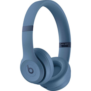 Beats Solo 4 Wireless On-Ear Headphones Slate Blue Bundle With Accessories Beats