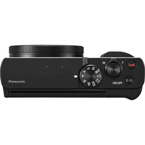 Panasonic ZS99 Point and Shoot Compact Travel Digital Camera Black - Bundle Panasonic