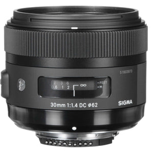 Sigma 30mm f/1.4 DC HSM Art Lens for Nikon Bundle Sigma