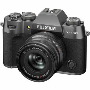 FUJIFILM XF 16-50mm f/2.8-4.8 R LM WR Lens + FUJIFILM X-T50 Body - Charcoal