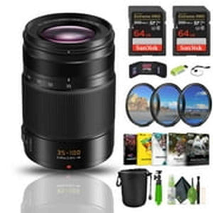 Panasonic LUMIX Micro Four Thirds Camera Lens, Leica DG Vario-ELMARIT 35-100mm / F2.8 / Power O.I.S. - H-ES35100 Panasonic